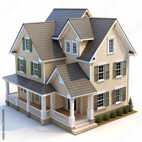 A model of a house realestate
