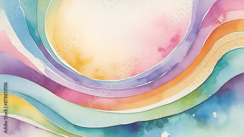 abstract colorful watercolor background