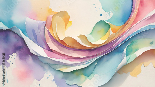 abstract colorful watercolor background