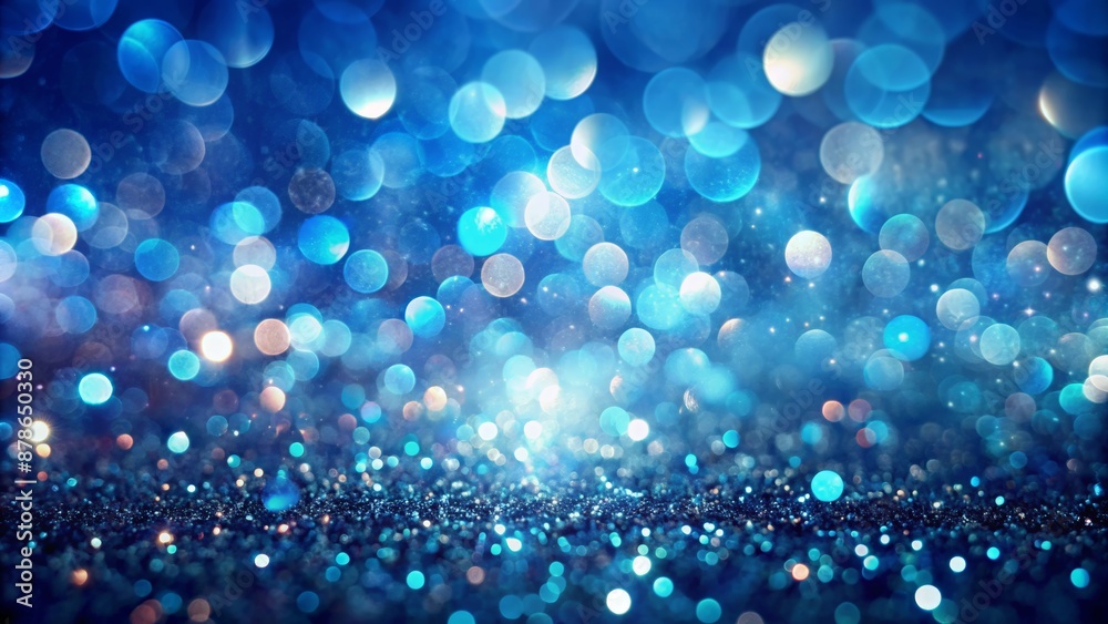 custom made wallpaper toronto digitalEthereal, mesmerizing abstract blue bokeh light leak gradient background loop for luxury beauty minimalist overlay effect elements in 4K resolution.