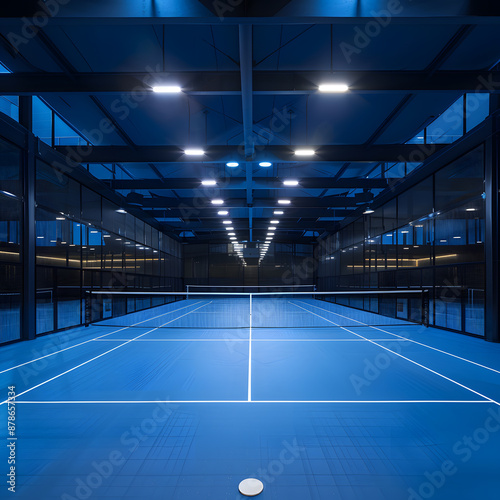 tennis padel trendy court indoor	