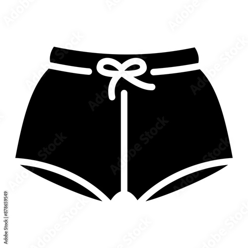 Swim Shorts Icon Element For Design