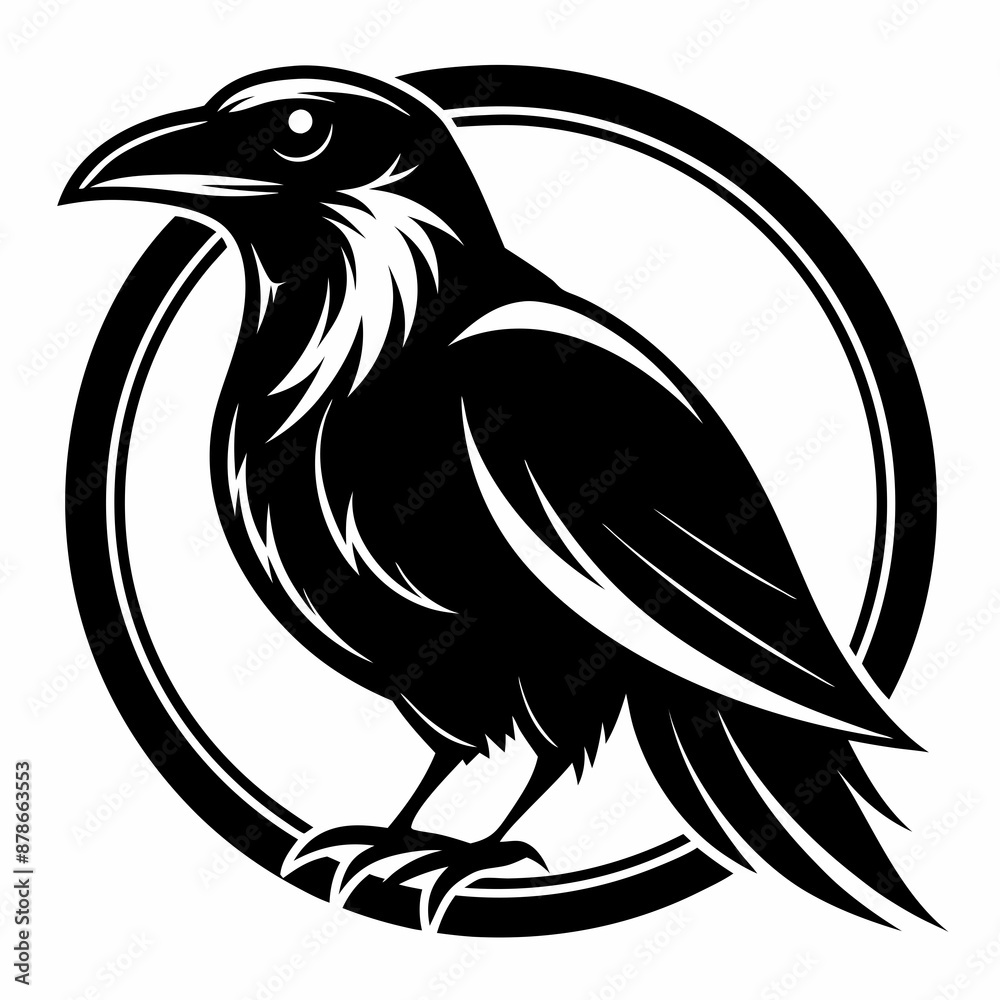 Fototapeta premium eagle tattoo vector