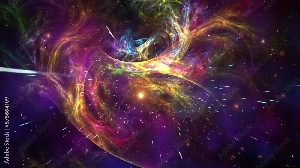 4k Colorful Hyperspace Galaxy Motion Background 4k Colorful Hyperspace Galaxy Motion Background