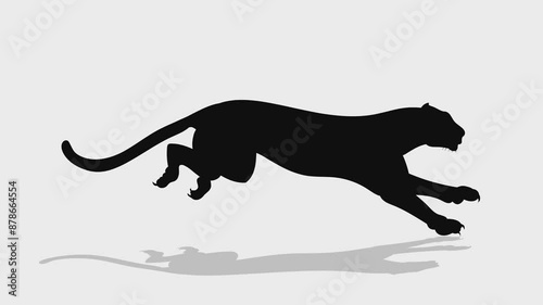 Running cheetah aniamtion video