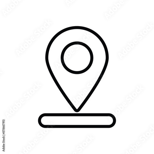 Destination Marker vector icon