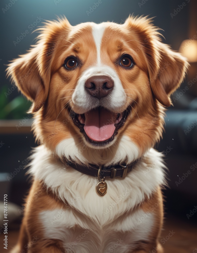 vector illustration, cute dog smiling at camera, cartoon
vector illustration, cute dog smiling at camera, cartoon