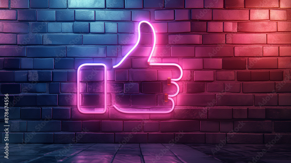 thumb up like symbol on blackboard thumb up like symbol on blackboard