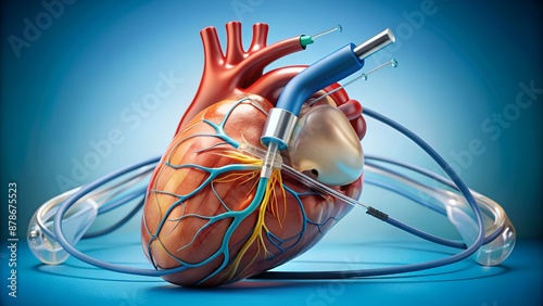 patent ductus arteriosus disease (PDA) device closure , which is congenital heart disease	 photo