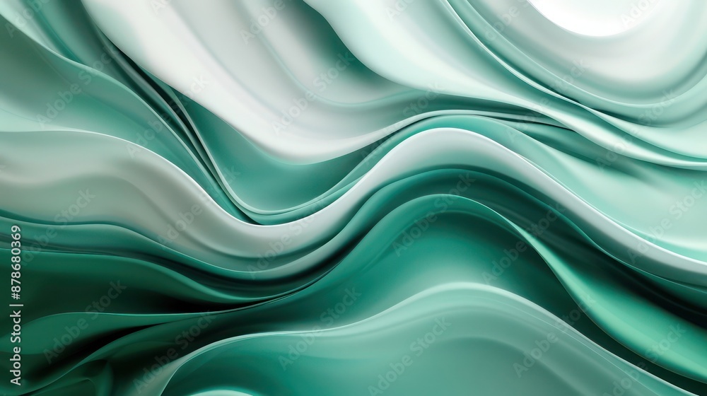 An enchanting abstract scene with liquid-like patterns featuring gradient transitions from deep green to light mint, creating a flowing, dynamic visual that feels both elegant and serene. An enchanting abstract scene with liquid-like patterns featuring gradient transitions from deep green to light mint, creating a flowing, dynamic visual that feels both elegant and serene.