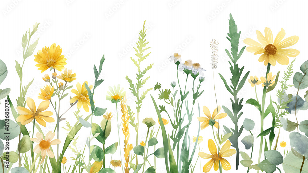 spring flowers on white spring flowers on white