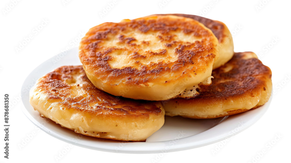Golden brown grilled cheese cakes on transparent background Golden brown grilled cheese cakes on transparent background