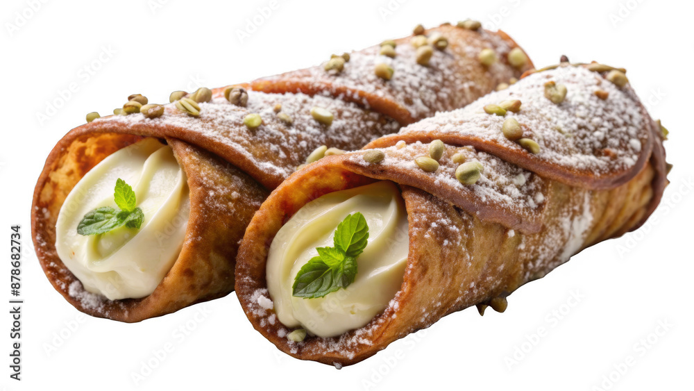 cannoli on a transparent background. cannoli on a transparent background.