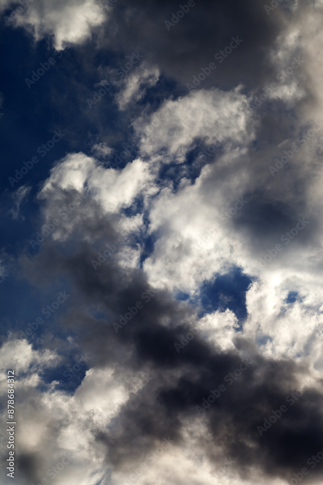 Evening sky with storm clouds Evening sky with storm clouds
