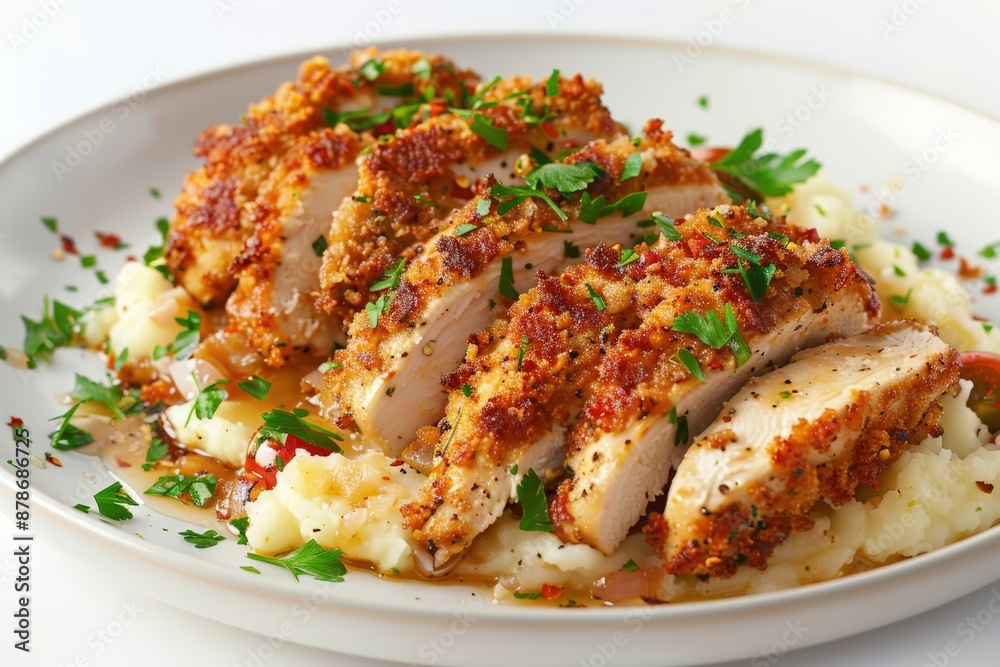 Stunning Dinner Party Chicken with Crispy Coating and Flavorful Tomato Wine Sauce Stunning Dinner Party Chicken with Crispy Coating and Flavorful Tomato Wine Sauce