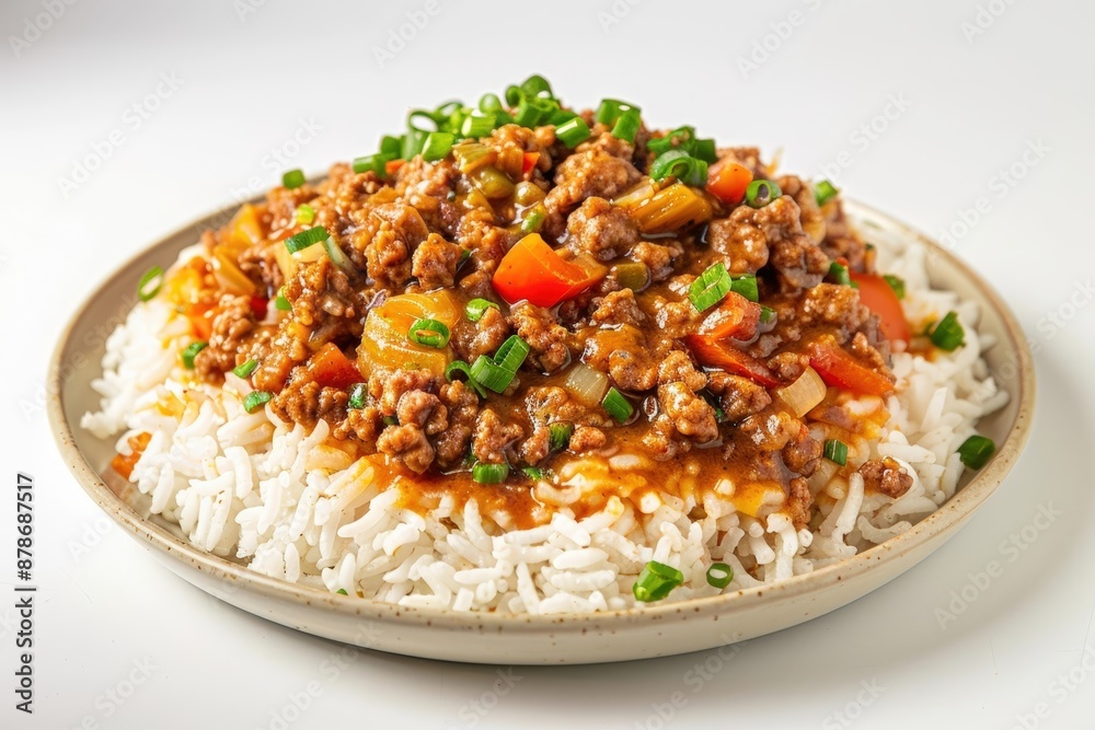 Vibrant Dirty Rice with Fresh Green Onions Vibrant Dirty Rice with Fresh Green Onions