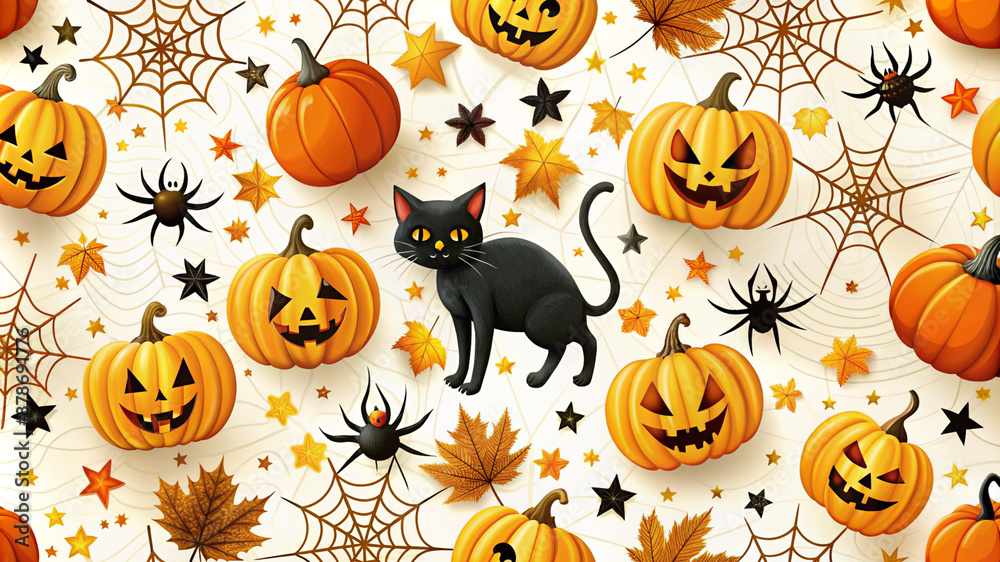 halloween seamless background halloween seamless background