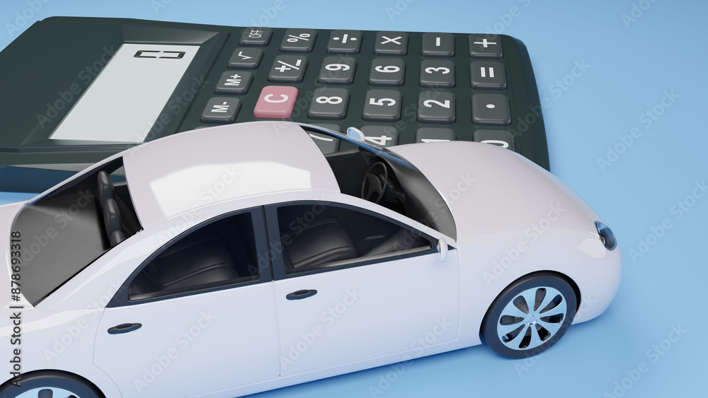car insurance, car purchase, car sale, 3d illustration car insurance, car purchase, car sale, 3d illustration