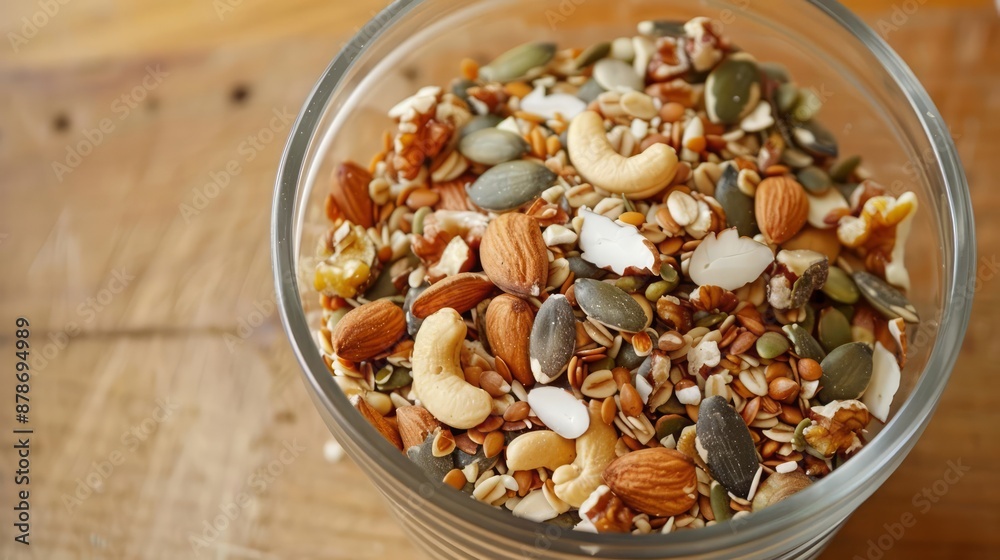 Snack on a handful of nuts and seeds for a quick, healthy energy boost between meals