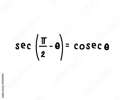trigonometric formula_co function identities_sec formula