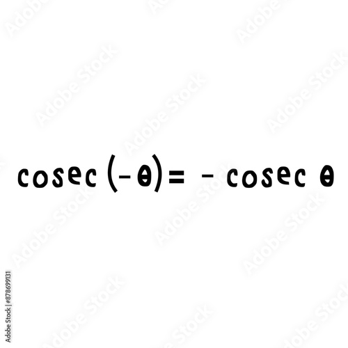 trigonometric formula_even odd identities_cosec formula