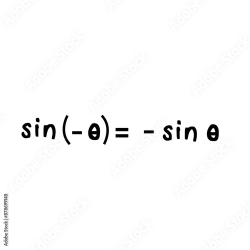 trigonometric formula_even odd identities_sin formula