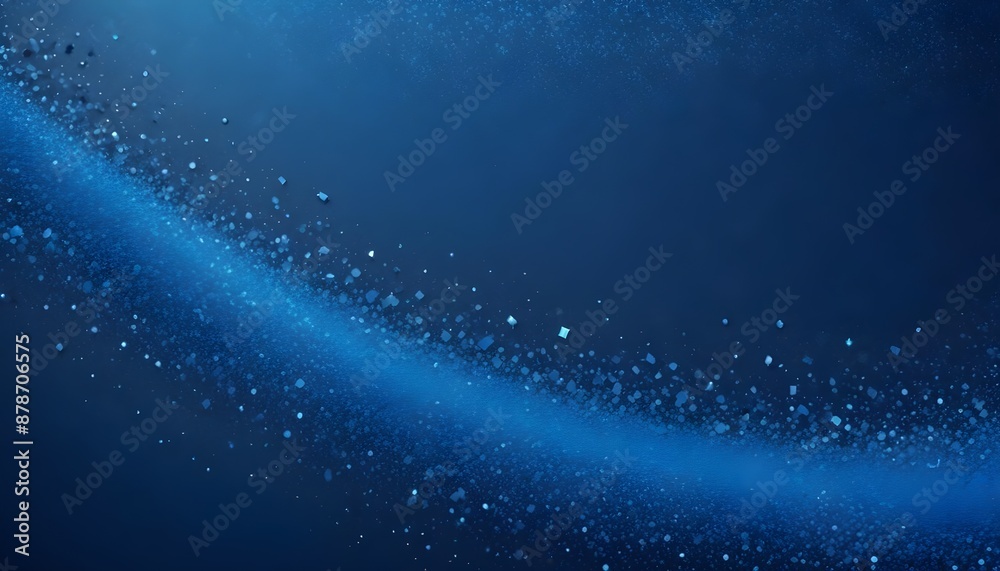 Obraz premium Blue glossy glitter background