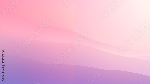 Abstract Gradient Background: Soft Waves in Pink and Purple Tones