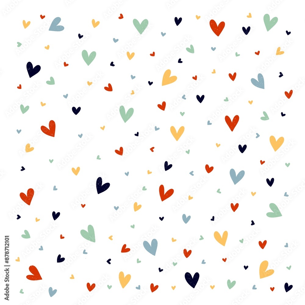 Valentine's Day. Background Vector Hearts. Seamless abstract pattern. Beautiful texture for textile or paper print. Valentine's Day. Background Vector Hearts. Seamless abstract pattern. Beautiful texture for textile or paper print.