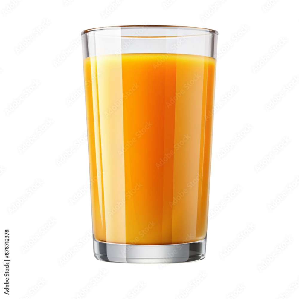 Fresh glass of orange juice on black background Fresh glass of orange juice on black background