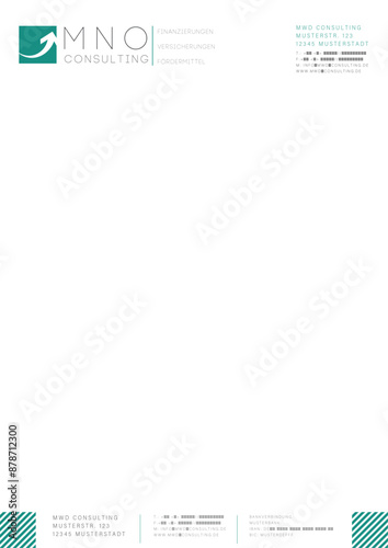 Briefpapier Finanzberatung