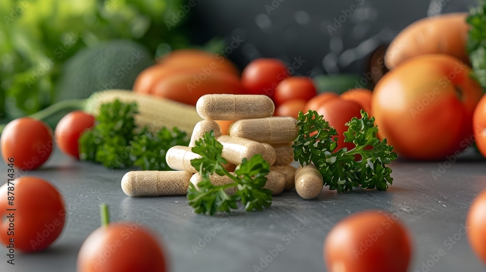 Capsules Blended with Fresh Vegetable Extracts for Holistic Wellness and Dietary Supplements Capsules Blended with Fresh Vegetable Extracts for Holistic Wellness and Dietary Supplements