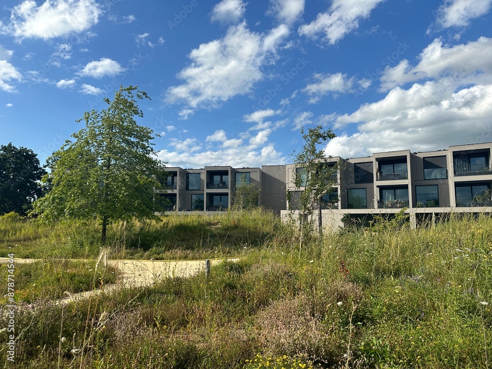Model residential eco-friendly area in Silvolde (Netherlands). Built on the site of a former factory. The living environment includes ecological clean lands, greenhouse and vegetable garden Model residential eco-friendly area in Silvolde (Netherlands). Built on the site of a former factory. The living environment includes ecological clean lands, greenhouse and vegetable garden