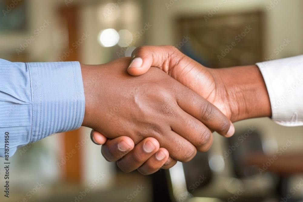 hands exchanging a handshake over a sustainable business contract, partnerships and agreements hands exchanging a handshake over a sustainable business contract, partnerships and agreements