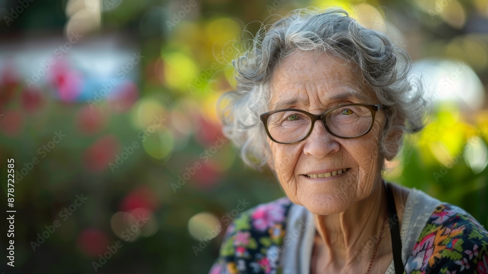 Portrait of smiling senior woman