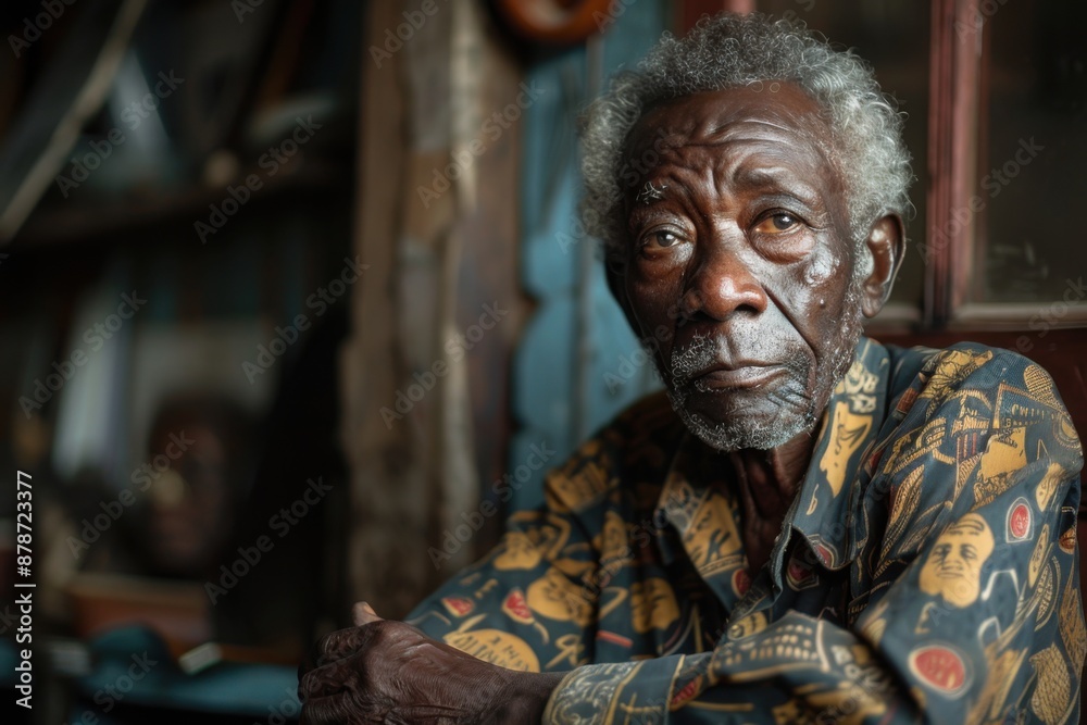 Man sitting in a chair with his hands crossed