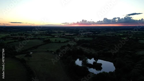 Sunset at Mouldon Hill Swindon photo