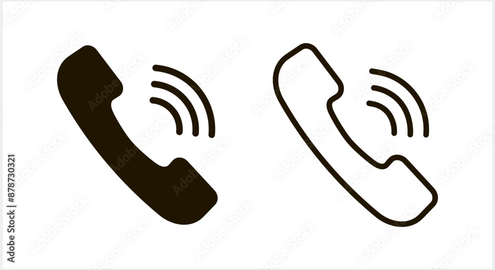 Fototapeta premium Communication icon. Phone sign. Call vector illustration