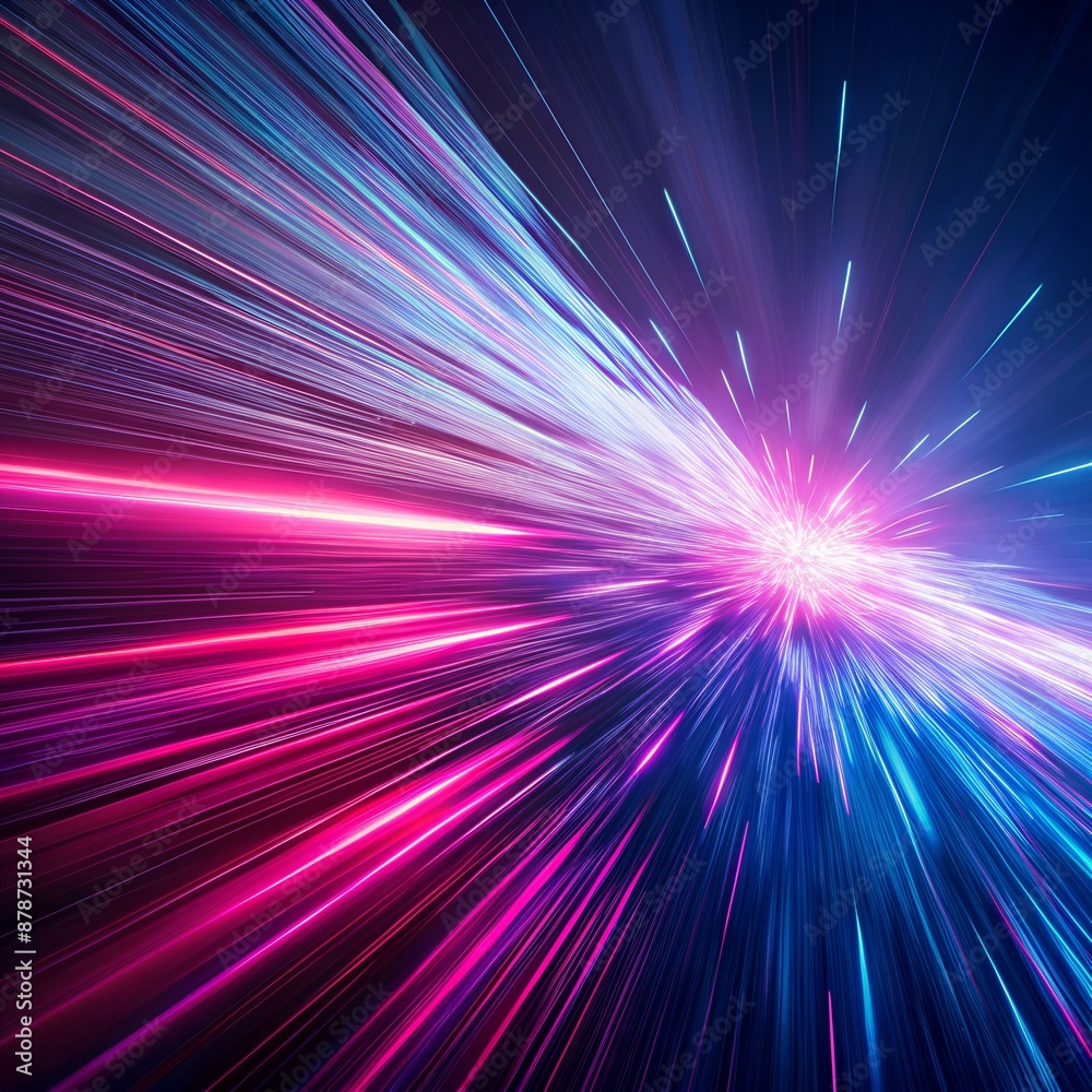 Abstract Light Streaks with Dynamic Movement and Gradient Effects Abstract Light Streaks with Dynamic Movement and Gradient Effects