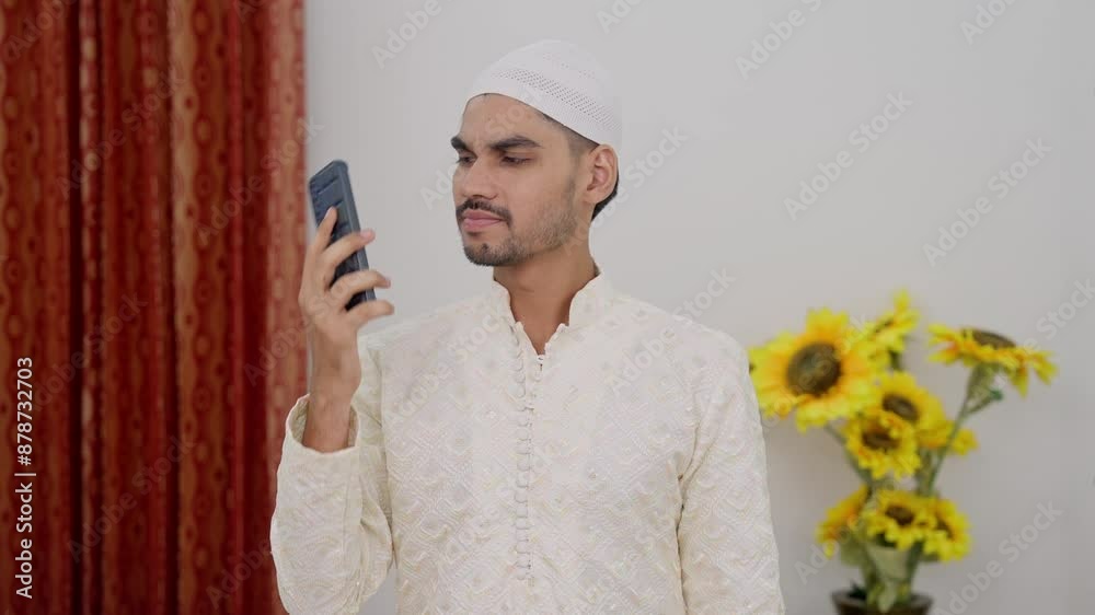 Muslim Man Looking for Phone Network Muslim Man Looking for Phone Network