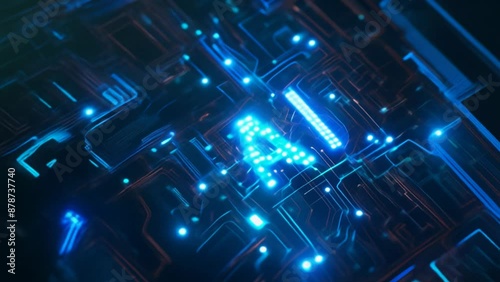 Wallpaper Mural artificial intelligence or modern technology high tech background Torontodigital.ca