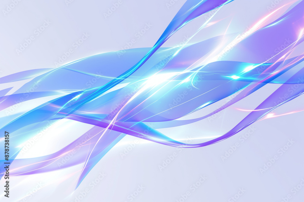 Abstract blue and purple background with flowing light lines Abstract blue and purple background with flowing light lines