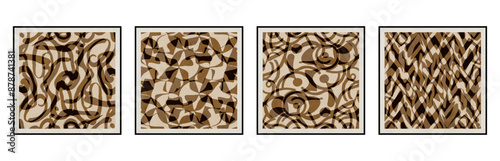 Abstract background in vintage style. Stylized old with grain. For use in graphics, for printing on wall decorations.