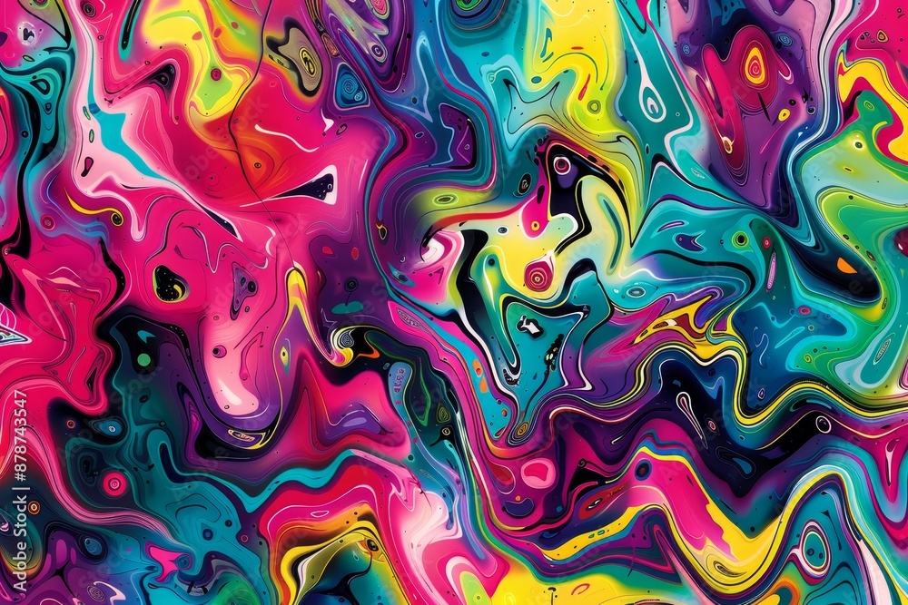 A chaotic and random pattern of various colors creating a vibrant and lively background, Create a chaotic and random pattern with noise A chaotic and random pattern of various colors creating a vibrant and lively background, Create a chaotic and random pattern with noise
