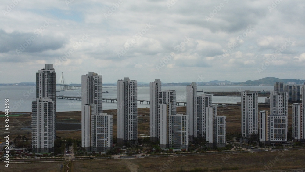 Fototapeta premium view of the city