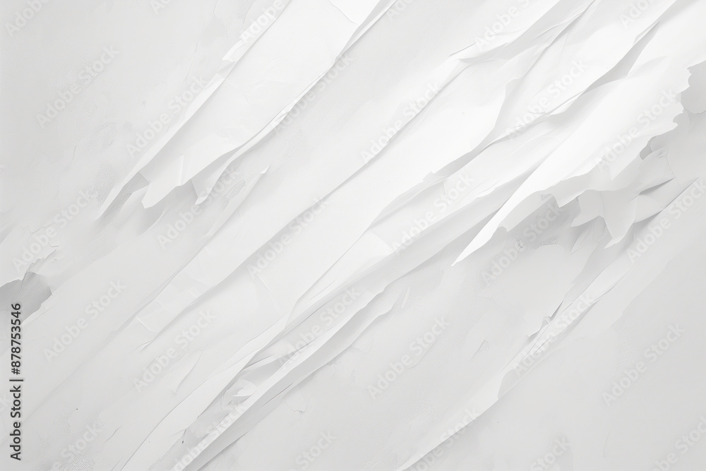 Obraz premium Minimalist design featuring geometric white textures