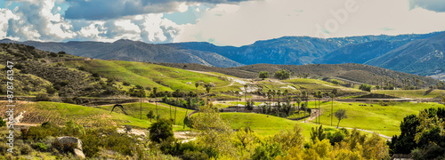 landscape of the mountains