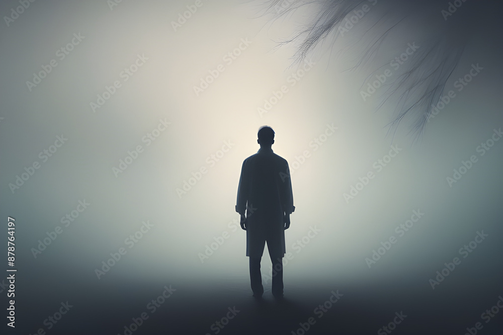 businessman standing in front of the door businessman standing in front of the door