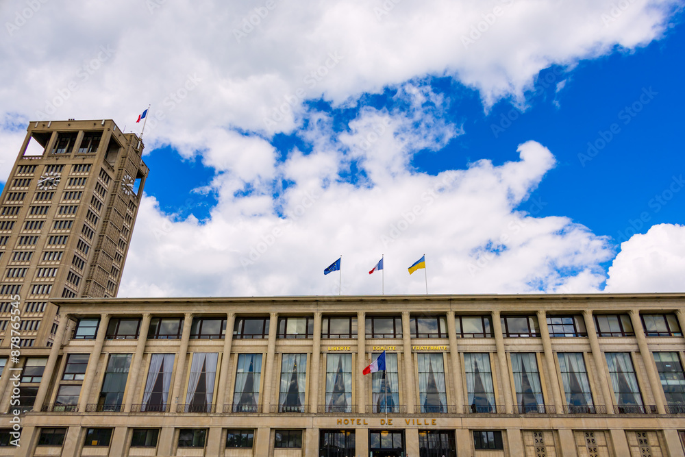Fototapeta premium Hôtel de Ville du Havre