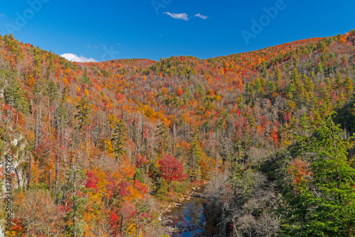 Autumn Colors in a River Valley © wildnerdpix